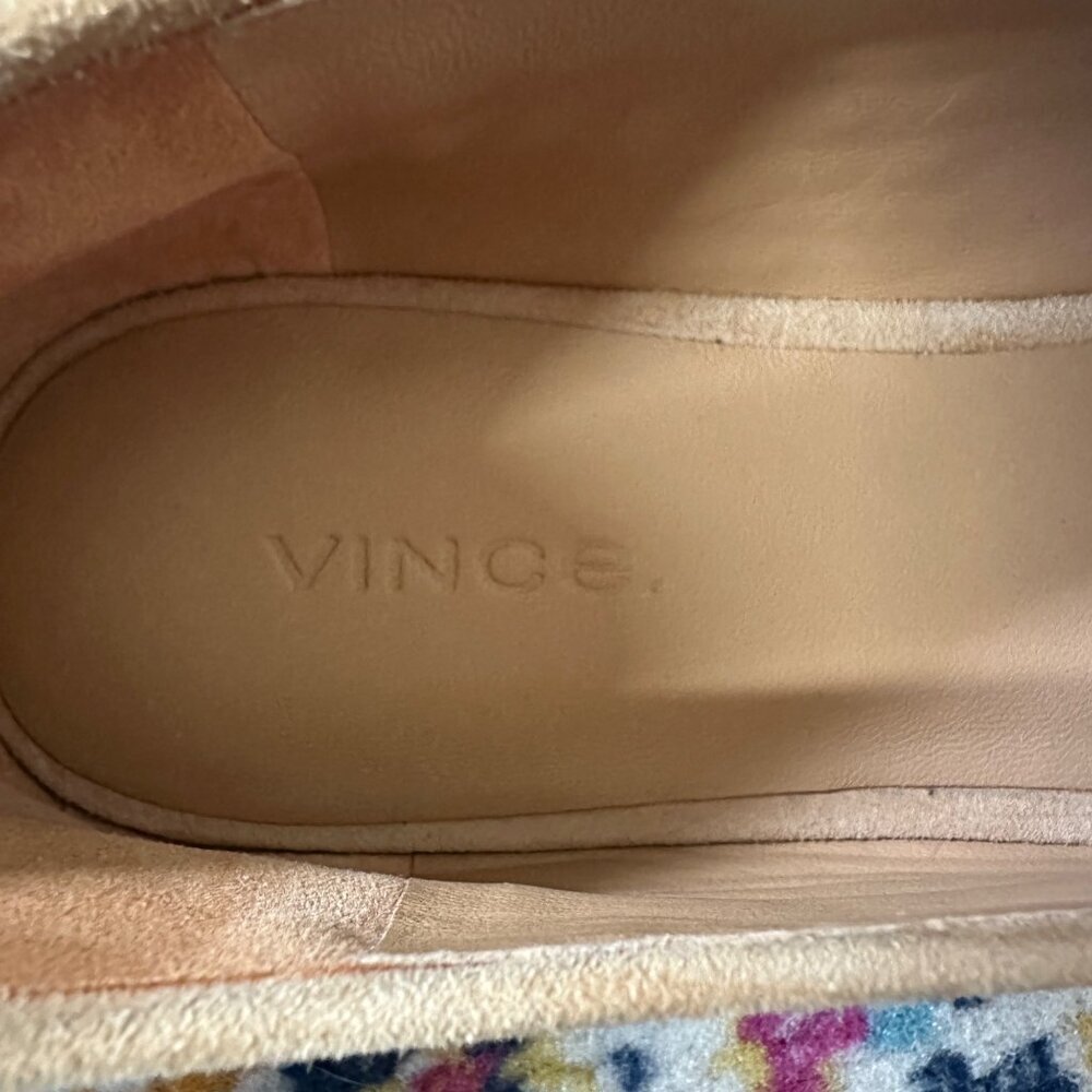 Vince Jalen Suede Leather Espadrille Loafers Womens Size 9M Roasted Cashew Boho - Picture 8 of 11